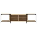 Meuble TV chêne sonoma 203x37x50 cm bois d'ingénierie