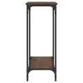 Table console chêne marron 101x30,5x75 cm bois d'ingénierie