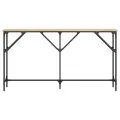 Table console chêne sonoma 140x23x75 cm bois d'ingénierie