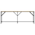 Table console chêne sonoma 200x29x75 cm bois d'ingénierie