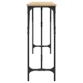 Table console chêne sonoma 200x29x75 cm bois d'ingénierie