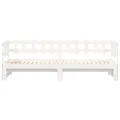 Lit coulissant Blanc 2x(90x200) cm Bois de pin massif