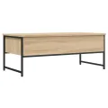 Table basse chêne sonoma 101x49x39,5 cm bois d'ingénierie