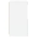 Buffet avec lumières LED blanc 41x37x67 cm
