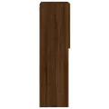 Meuble TV avec lumières LED chêne marron 40,5x30x102 cm