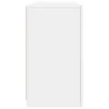 Buffet avec lumières LED blanc 123x37x67 cm