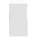 Buffet avec lumières LED blanc 81x37x67 cm