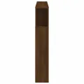Tête de lit à LED chêne marron 140x18,5x103,5cm bois ingénierie
