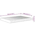 Matelas en mousse moyennement doux 140x190 cm