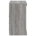 Buffet avec lumières LED sonoma gris 60,5x37x67 cm