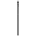 Tête de lit métal noir 120 cm