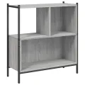 Bibliothèque sonoma gris 72x28x77,5 cm bois d'ingénierie