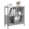 Bibliothèque sonoma gris 72x28x77,5 cm bois d'ingénierie
