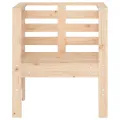 Chaises de jardin lot de 2 61,5x53x71 cm bois de pin massif