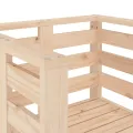 Chaises de jardin lot de 2 61,5x53x71 cm bois de pin massif