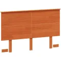 Tête de lit cire marron 120 cm bois massif de pin