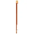 Tête de lit cire marron 120 cm bois massif de pin