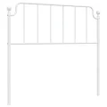 Tête de lit métal blanc 100 cm