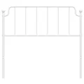 Tête de lit métal blanc 100 cm