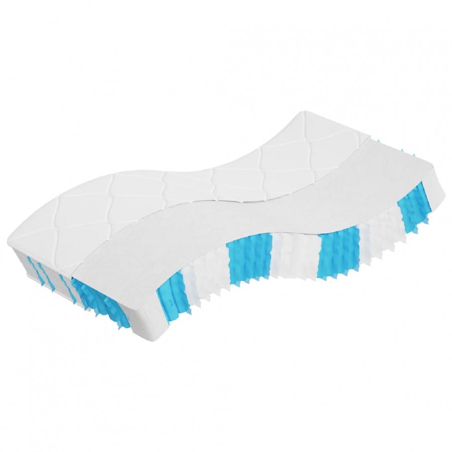 Matelas à ressorts ensachés dureté moyenne 70x200 cm