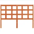 Tête de lit cire marron 135 cm bois massif de pin