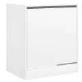 Armoire à chaussures blanc 60x42x69 cm bois d'ingénierie