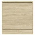 Armoire à chaussures chêne sonoma 60x34x63,5 cm bois ingénierie