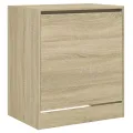Armoire à chaussures chêne sonoma 60x42x69 cm bois d'ingénierie