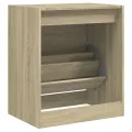 Armoire à chaussures chêne sonoma 60x42x69 cm bois d'ingénierie