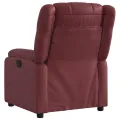 Fauteuil inclinable Rouge bordeaux Similicuir