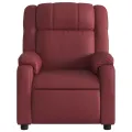 Fauteuil inclinable Rouge bordeaux Similicuir