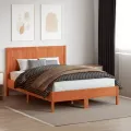 Tête de lit cire marron 150 cm bois massif de pin