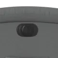 Fauteuil inclinable électrique Gris foncé Tissu