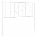 Tête de lit métal blanc 100 cm