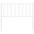Tête de lit métal blanc 100 cm