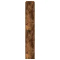 Armoire à chaussures chêne fumé 80x21x125,5 cm bois ingénierie