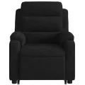 Fauteuil de massage inclinable Noir Velours