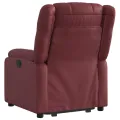Fauteuil inclinable Rouge bordeaux Similicuir