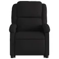 Fauteuil inclinable électrique noir tissu