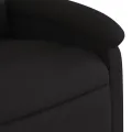 Fauteuil inclinable électrique noir tissu