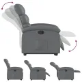 Fauteuil inclinable Gris Similicuir