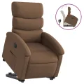Fauteuil inclinable Marron Tissu