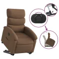 Fauteuil inclinable Marron Tissu