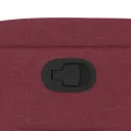 Fauteuil inclinable rouge bordeaux tissu