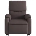 Fauteuil inclinable marron foncé tissu