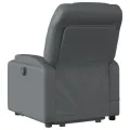 Fauteuil inclinable de massage Gris Similicuir