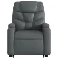 Fauteuil inclinable de massage Gris Similicuir
