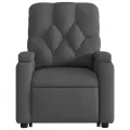 Fauteuil inclinable Gris foncé Tissu