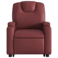 Fauteuil inclinable Rouge bordeaux Similicuir