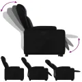 Fauteuil inclinable Noir Similicuir